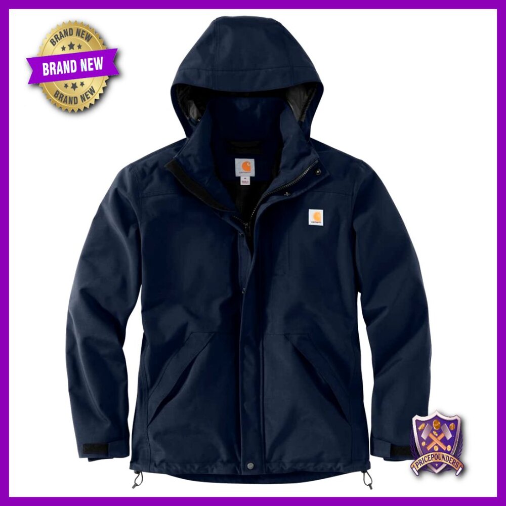 Heavyweight Work Jacket Loose Fit Waterproof Breathable Outerwear Utility